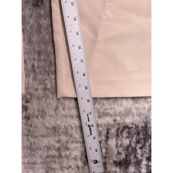 New Abercrombie & Fitch Pants Large Womens Sloane Wide Leg Trouser Ivory - Picture 5 of 7